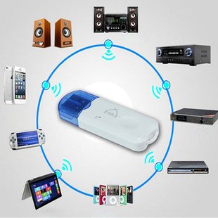 USB беспроводной автомобильный Bluetooth аудио адаптер динамик музыка маленький синий колпачок приемник 5,0 Bluetooth-приемник
