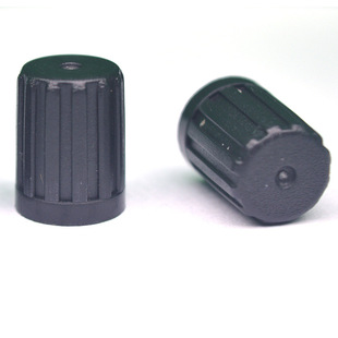 Car and Bicycle Tire Valve Core Dust Cover Black Plastic Valve Cap with Modified Green Valve Cover