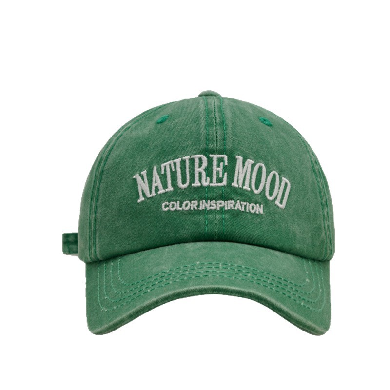 Korean Trendy Brand Letter Embroidered Baseball Cap for Men and Women, Couple Shopping Sun Hat, Summer Korean Style Peaked Cap