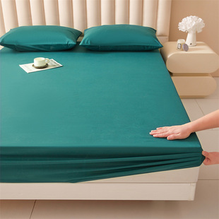 New sanding waterproof urine-proof bed cover solid color foreign trade cross-border wholesale mattress Simmons non-slip protective cover