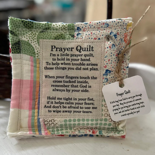 Prayer Quilt с cross inside трансграничный новый крест ручной шитья молитвенного одеял