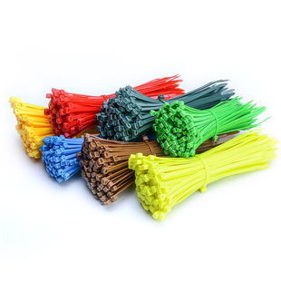 Nylon Cable Tie Durable Color Nylon Plastic Cable Tie Storage Cable Wire Gardening Cable Tie Fixed Tape