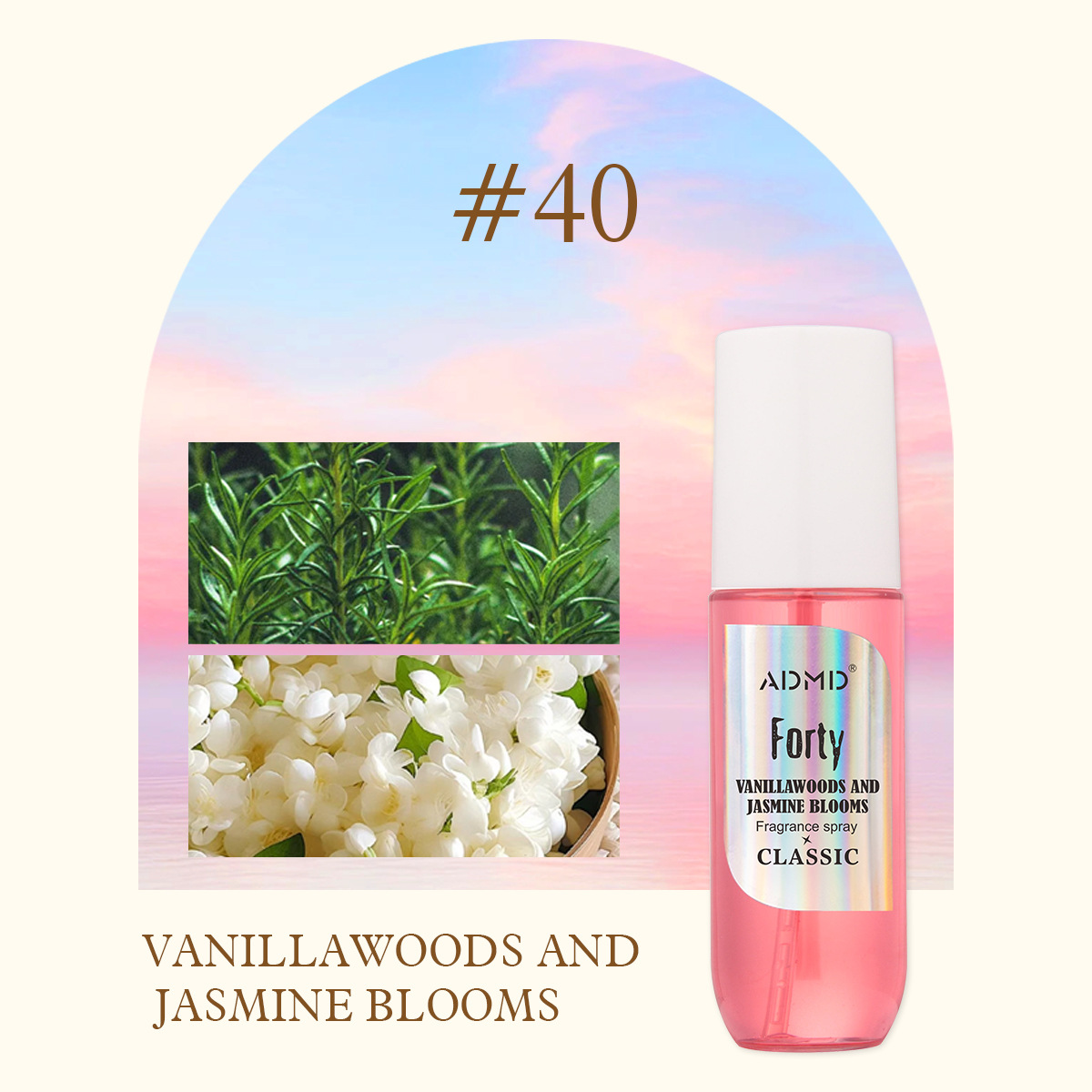 Cross-border explosions English perfume alcohol-free fragrance spray Brazil alcohol-free perfume foreign trade wholesale lasting fragrance