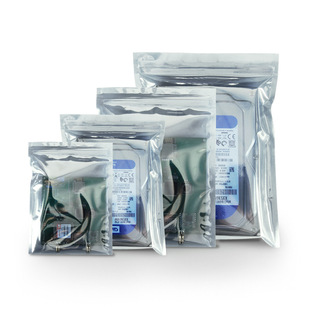 15 Silk Digital Components Ziplock Bag Anti-Static Shielding Bag Digital Accessories Sealed Bag Graphics Card Hard Drive Flat Bag