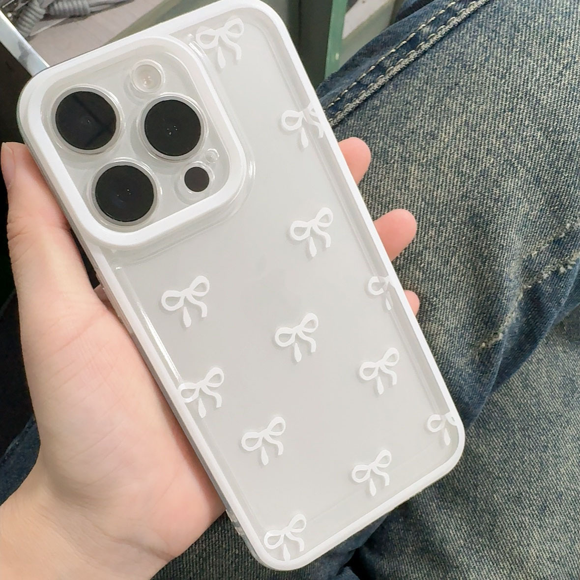 For IPhone 17 Case Cute Striped Phone Case For Women Girls, Shockproof - View #2