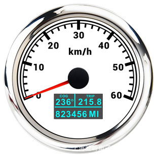 85mmgps speed odometer 0-60 120 200 km/h with backlight car ship motorcycle modification