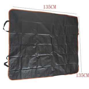 Simple double-sided dual-purpose car pet hammock car rear pet anti-dirty mat waterproof dog mat car dog kennel