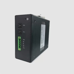 Bus CAN to fiber optic converter signal relay extension module dual-loop network self-healing fire host communication