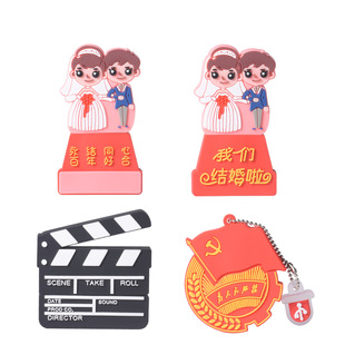 Funny Cartoon Field Noteboard USB Disk 64GB Festive Wedding Gift USB Disk Serving People Logo USB Disk