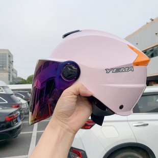 Mustang 3C helmet YM335S motorcycle electric car helmet new national standard summer men's and women's sunscreen riding half helmet