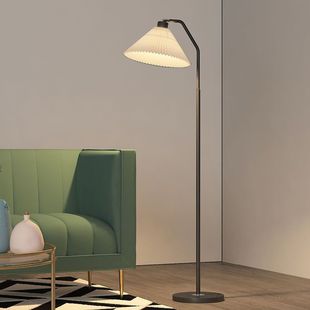 Pleated Ins Style Floor Lamp Nordic Home Light Luxury Living Room Sofa Bedroom Bedside Wall Corner Simple Floor-Standing Room