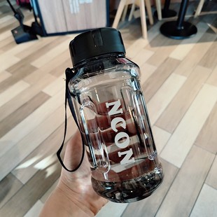 Simple Large Capacity Plastic Cup High Temperature Resistant Drop-Resistant High-Value Cup Portable Car-Mounted Cup Sports Kettle