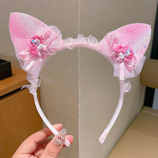 Pony Polly Children's Headband Female Baby Non-slip Headband Non-dissection Hair Finishing Artifact 2025 New Hair Accessories