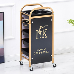 Hairdresser Hair Salon Trolley Car Beauty Trolley Barber Shop Hot Dyeing Tool Car Vintage Free Shipping
