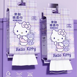 Sanrio Семейное полотенце для лица Большая сумка одноразовое очищающее полотенце
