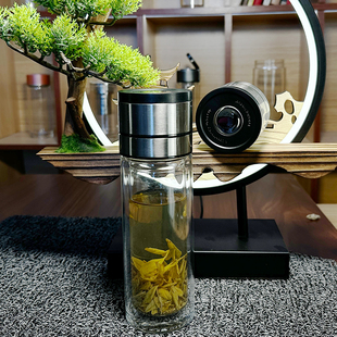 ✅ Press-Type [Single Cup Lid for Sale] One-Click Quick Opening Lid Tea and Water Separation Accessories Glass Water Cup Single and Double Layer Pass