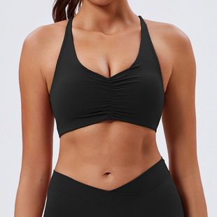 Environmentally Friendly Regenerated Fabric Yoga suit Outer Wear Vest Sports Running Fitness Pants Hip Peach Hip Sports Shorts