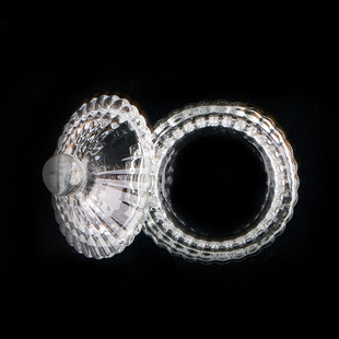 Cross-border nail art with lid crystal cup shaped glass crystal cup crystal liquid special octagonal cup variety