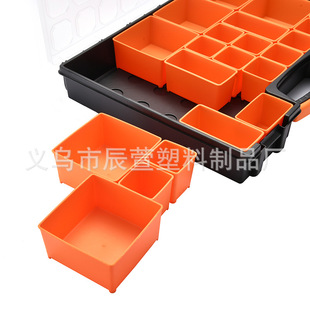 Portable plastic storage box electronic components hardware accessories accessories parts box screw storage compartment tool box