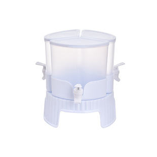 New rotating cold kettle with faucet kitchen refrigerator fruit teapot three-compartment living room desktop cold bucket wholesale