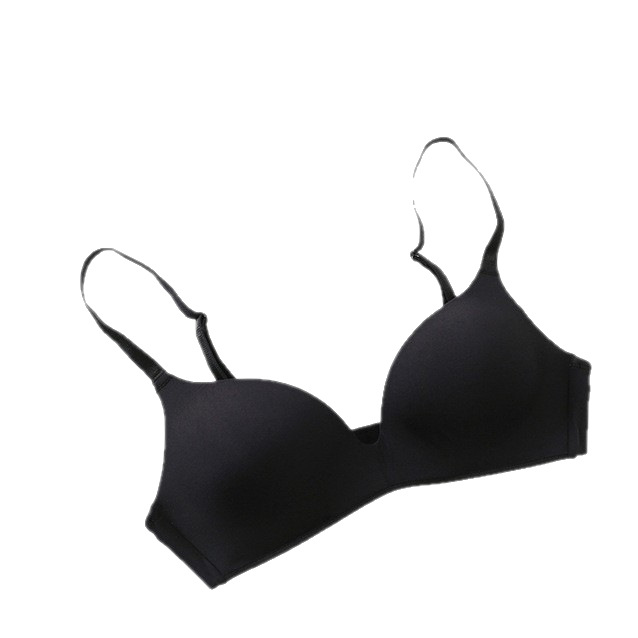 Japanese-style lightweight wire-free bra for women, smooth and seamless, supports underarm fat, pushes up small breasts, and prevents gaping.