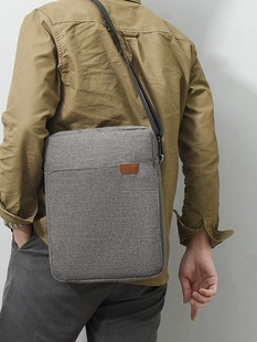 Men's Portable Casual Computer Bag Fashionable Oxford Cloth Shoulder Bag Crossbody Bag Men's Vertical Briefcase Notebook Bag