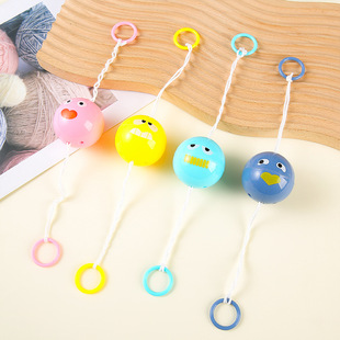Cartoon Luminous Pull Whistle Flying Ball Children's Eye, Hand and Brain Development Puzzle Childhood Playmate A variety of children's small commodity toys