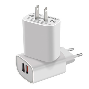 5V3A power adapter single and dual USB interface American and European standard mobile phone fast charging charger head factory in stock wholesale