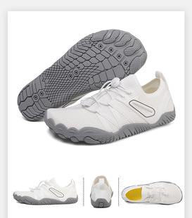 New Outdoor Tracing Shoes Men's Beach Shoes Women's Non-slip Swimming Shoes Amphibious Fishing Shoes Cut-resistant Wading Shoes