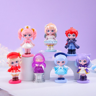 Cute potted happy elf series genuine goods blind box creative office healing wind desktop ornaments factory direct sales