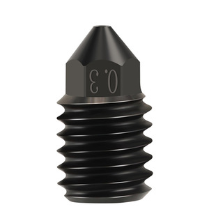 P1P extrusion head hot end 3D printer hardened steel brass nozzle high temperature component