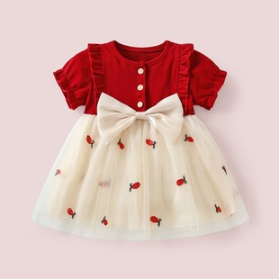 Baby Girl dress 2025 Summer Baby Clothes Girl's One-year-old Princess Dress Baby's Dress Summer Dress