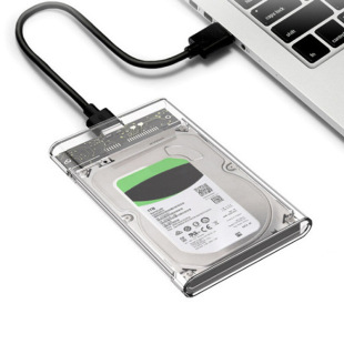 Прозрачный мобильный жесткий диск коробка usb3.02.5-дюймовый механический твердотельный SSD жесткий диск коробка корпус для чтения диска