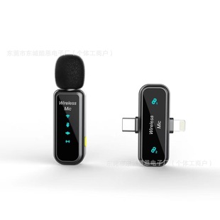 New product private model N1 two-in-one interface outdoor mobile phone live microphone interview radio noise reduction professional mini microphone