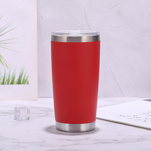 Трансграничные прямые поставки 20oz автомобильная чашка двухслойный вакуум 304 из нержавеющей стали теплоизоляционные чашки