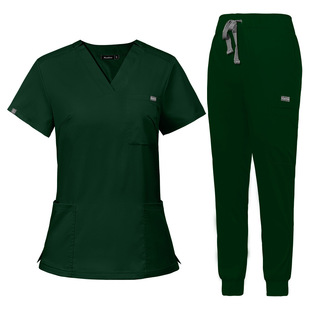 high quality Cross-border Operating Room Short-sleeved Nurses Clothing Stomatological Hospital Work Clothes Medical Wash Clothes Doctor suit