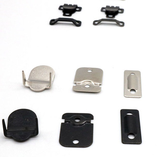 Button loop waist head adjustable buckle accessories pants hook manufacturers in stock trousers solid color hand-stitched square pants hook button gun color hook