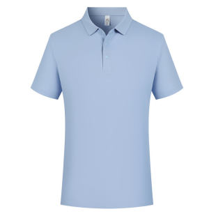 200g40 ice skin cool feeling bead ground short sleeve POLO shirt regular version short sleeve T-shirt group building printed LOGO