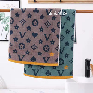 Factory wholesale cotton towel men's couple wash face Bath adult home Labor gift box supermarket embroidered logo