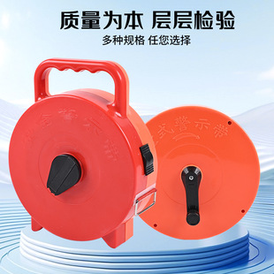 Portable Cassette Warning Tape Thickened Polyester Telescopic Isolation Warning Tape Construction Power Safety Warning Tape