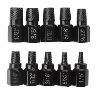 25-piece hex handle inch screw extractor broken screw thread screw bolt extractor tool