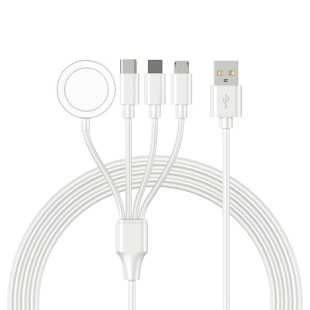 New products listed charging line four-in-one mobile phone data cable watch wireless charging