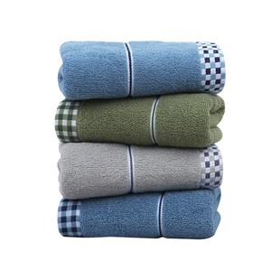 Jacquard Pure Cotton Towel Wholesale Supermarket Towel Gift Home Thickened Absorbent Advertising Embroidered Logo Couple Face Towel