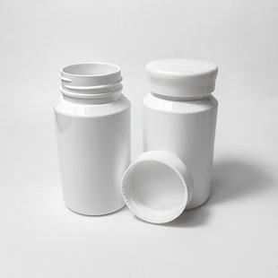 Plastic Bottle Customized Health Care Product Bottle Medicine Capsule Bottle Petg Material 120ml Thickeneded Bottle with Lid Customized