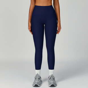 European and American Cross-Border Threaded Yoga Pants High-Waisted Hip-Lifting Slimming Look Tights Outdoor Sports Running Fitness Wear 3093