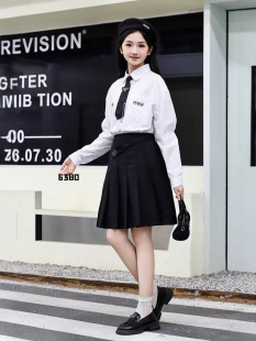 Online Store Cross-Border Export Школьн Форм2025 Girls Spring & Fall School Uniform Skirt