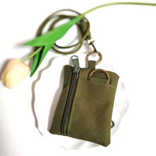 Multifunctional Cosmetics Bag, Outdoor Tactical Thickeneded Wear-Resistant Coin Bag, Card Bag, Large Round Bag, Key Bag, Coin Purse