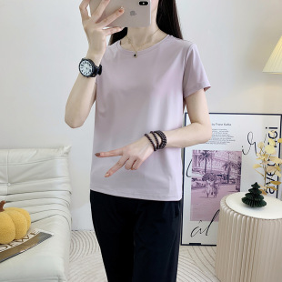 Quick-drying clothes for men and women with thin outdoor quick-drying round neck short-sleeved T-shirt camouflage quick-drying sweat-wicking loose round neck T