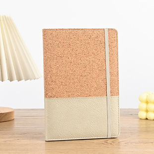 A5 ring splicing cork notebook suit foreign trade cross-border business office notebook printable logo