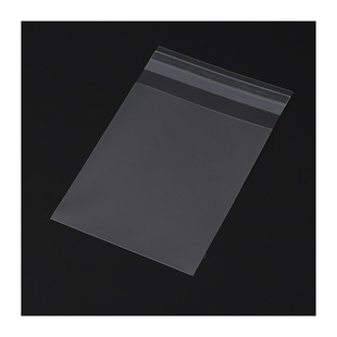 Thickened Card Opp Self-Adhesive Bag Self-Adhesive Card Head Plastic Bag Clothing Transparent Self-Adhesive Plastic Tag Packaging Bag
